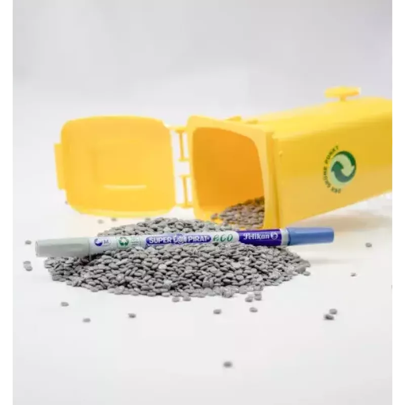 Pelikan Super Pirat eco 50 vnt. įvairiaspalvis plastikas korektoriaus rašiklis mėlynai rašalui