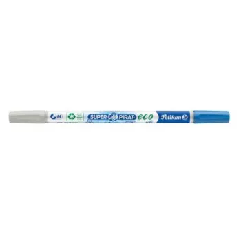 Pelikan Super Pirat eco 50 vnt. įvairiaspalvis plastikas korektoriaus rašiklis mėlynai rašalui
