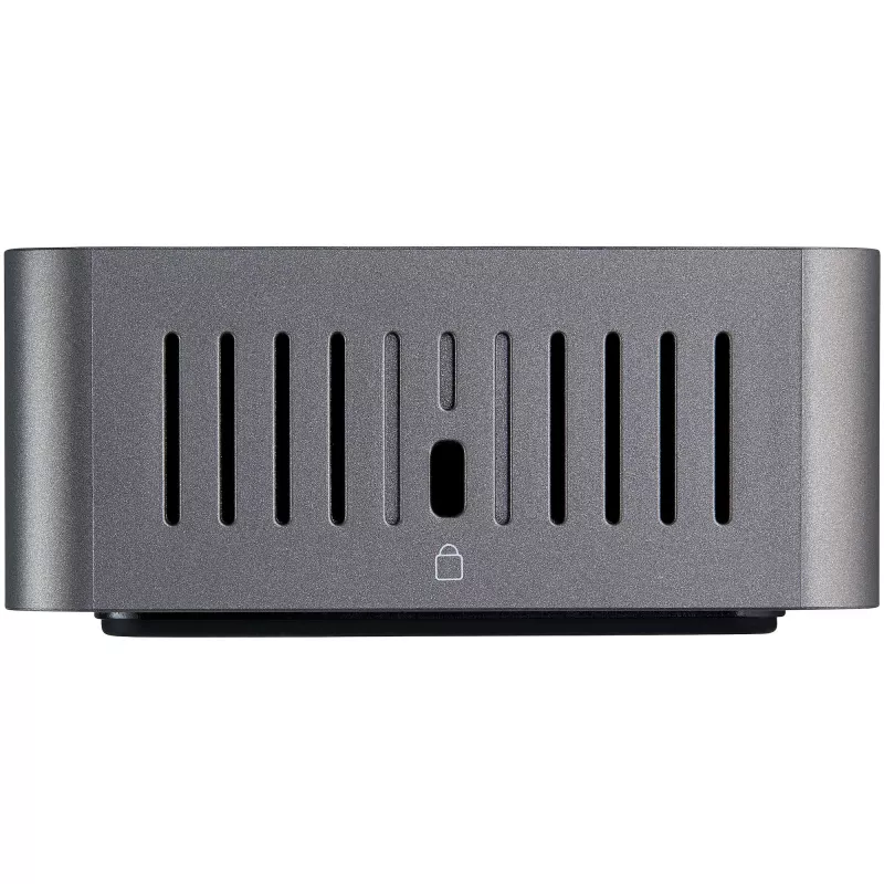 StarTech.com USB-C ir USB-A dokas - hibridinė universali trijų monitorių nešiojamojo kompiuterio dokavimo stotelė su DisplayPort ir HDMI 4K 60Hz - 85W galios tiekimas, 6x USB šakotuvas, GbE, garsas - USB 3.1 Gen 2 10Gbps - TAA