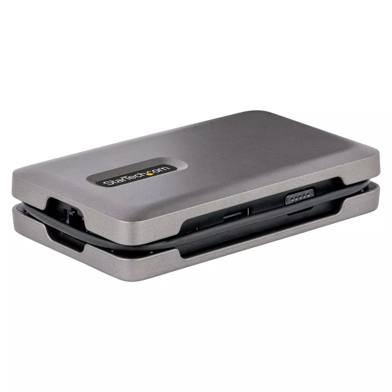StarTech.com USB-C kelių monitorių kelių prievadų adapteris iki 4K 60Hz USB-C DP Alt Mode vaizdo išvestis ir HDMI 2.0 arba 1080p VGA, 100W PD perdavimas, USB Type C mini dokas, USB-C dokavimo stotelė, MST centras