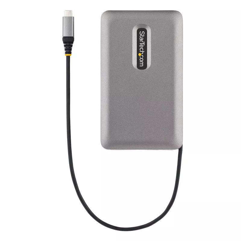 StarTech.com USB-C kelių monitorių kelių prievadų adapteris iki 4K 60Hz USB-C DP Alt Mode vaizdo išvestis ir HDMI 2.0 arba 1080p VGA, 100W PD perdavimas, USB Type C mini dokas, USB-C dokavimo stotelė, MST centras