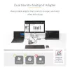 StarTech.com USB-C kelių monitorių kelių prievadų adapteris iki 4K 60Hz USB-C DP Alt Mode vaizdo išvestis ir HDMI 2.0 arba 1080p VGA, 100W PD perdavimas, USB Type C mini dokas, USB-C dokavimo stotelė, MST centras