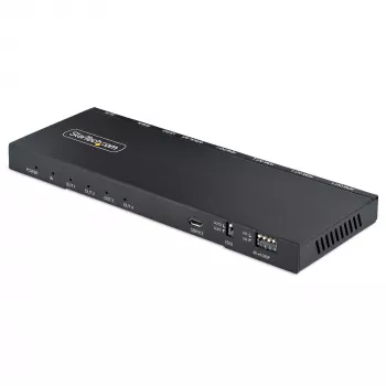 StarTech.com 4 prievadų HDMI skirstytuvas su įmontuotu keitikliu, 4K 60Hz, HDMI 2.0, 1 į 4, 3,5 mm / optinis garsas