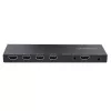 StarTech.com 4 prievadų HDMI skirstytuvas su įmontuotu keitikliu, 4K 60Hz, HDMI 2.0, 1 į 4, 3,5 mm / optinis garsas