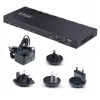 StarTech.com 4 prievadų HDMI skirstytuvas su įmontuotu keitikliu, 4K 60Hz, HDMI 2.0, 1 į 4, 3,5 mm / optinis garsas