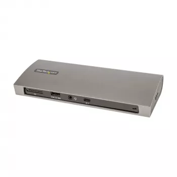 StarTech.com Thunderbolt 4 Dock, 96W maitinimas, vienas 8K / du monitoriai 4K 60Hz, 3xTB4/USB4 prievadai, 4xUSB-A, SD, GbE, Thunderbolt 4 dokų stotelė, skirta Windows arba TB3 MacBook, 0,8 m kabelis