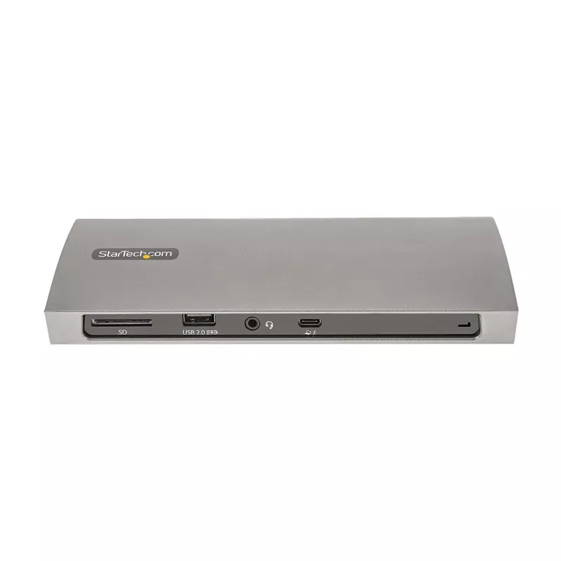 StarTech.com Thunderbolt 4 Dock, 96W maitinimas, vienas 8K / du monitoriai 4K 60Hz, 3xTB4/USB4 prievadai, 4xUSB-A, SD, GbE, Thunderbolt 4 dokų stotelė, skirta Windows arba TB3 MacBook, 0,8 m kabelis