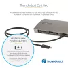 StarTech.com Thunderbolt 4 Dock, 96W maitinimas, vienas 8K / du monitoriai 4K 60Hz, 3xTB4/USB4 prievadai, 4xUSB-A, SD, GbE, Thunderbolt 4 dokų stotelė, skirta Windows arba TB3 MacBook, 0,8 m kabelis