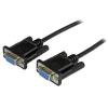 StarTech.com 2 m juodas DB9 RS232 nuoseklus nulinio modemo kabelis F/F