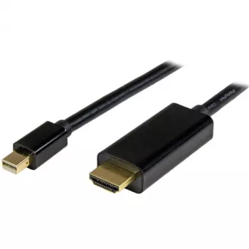 StarTech.com 6ft (2m) Mini DisplayPort į HDMI laidas – 4K 30Hz vaizdas – mDP į HDMI adapterio laidas – Mini DP arba Thunderbolt 1/2 Mac/PC prie HDMI monitoriaus/ekrano – mDP į HDMI keitiklio laidas