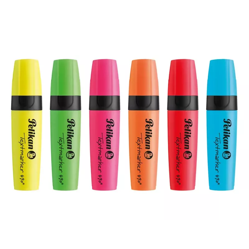 Markeris Pelikan Textmarker 490 Multicolour 6 vnt.