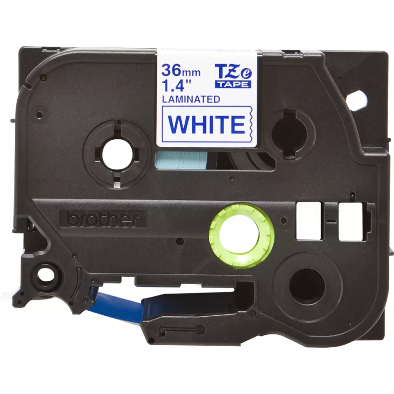 Lipnių juostų kasetė Brother TZe263 36mm Mėlyna ant Baltos