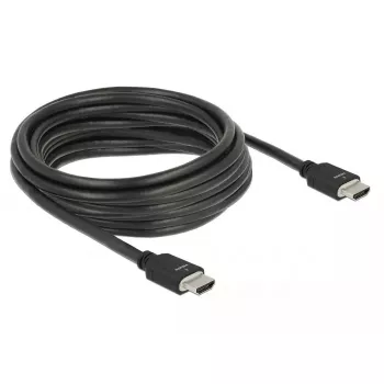 HDMI kabelis DeLOCK 85296 5 m, A tipo vyriškas į A tipo vyrišką, juodas