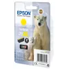 Epson Polar bear 26XL Claria Premium rašalinė kasetė, geltona, didelės talpos (XL), 9,7 ml, 1 vnt., 700 puslapių