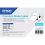 Epson Premium Matte Label - nuolatinis ritinys: 105mm x 35m, baltas, lipnus spausdintuvo lipdukas, nuolatinis, akrilinis, nuolatinis, matinis