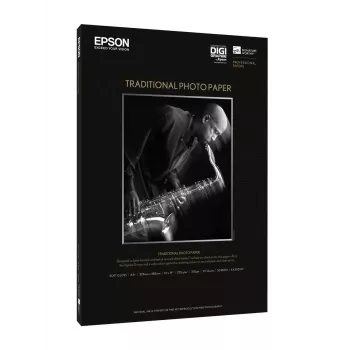 Epson Traditional Photo Paper, matinis blizgus fotopopierius, A3+, 330 g/m², 25 lapų