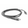 Zebra CBA-U21-S07ZBR ekranuotas serijinis kabelis 2,1 m USB EAS juodas