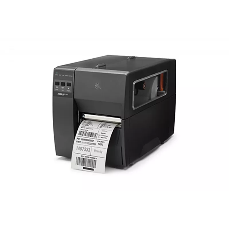 Zebra ZT111 ZT11143-T0E000FZ terminio perdavimo etikečių spausdintuvas, 300 DPI, 152 mm/s, 4" (11,4 cm ritinys), USB, nuoseklusis prievadas, Ethernet, Bluetooth, Wi-Fi, juodas