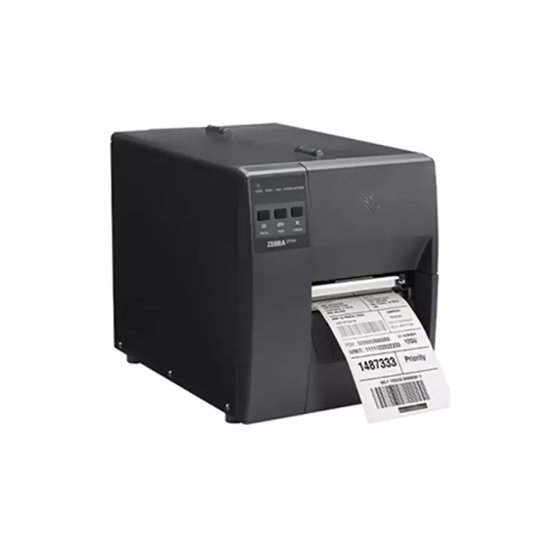 Zebra ZT111 ZT11142-T0E000FZ terminio perdavimo etikečių spausdintuvas, 203 DPI, 254 mm/s, 4" (11,4 cm ritinys), USB, nuoseklusis prievadas, Ethernet, Bluetooth, Wi-Fi, juodas