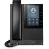HP Poly CCX 500 versijinis daugialypės terpės telefonas su atviru SIP ir PoE palaikymu