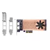 QNAP QM2-2P2G2T PCIe plėtimo adapteris, M.2 NVMe SSD + 2,5GbE