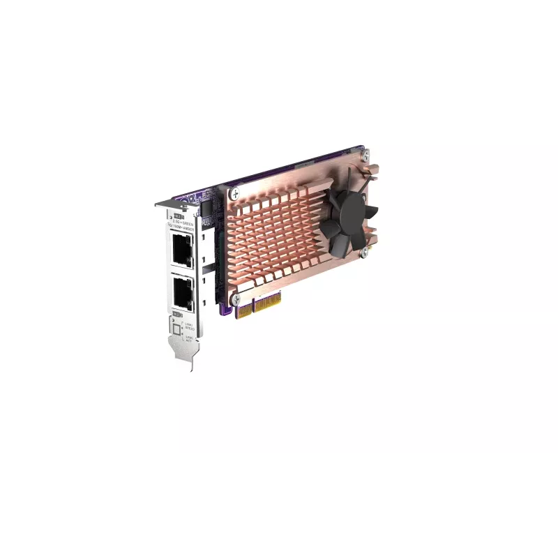 QNAP QM2-2P2G2T PCIe plėtimo adapteris, M.2 NVMe SSD + 2,5GbE