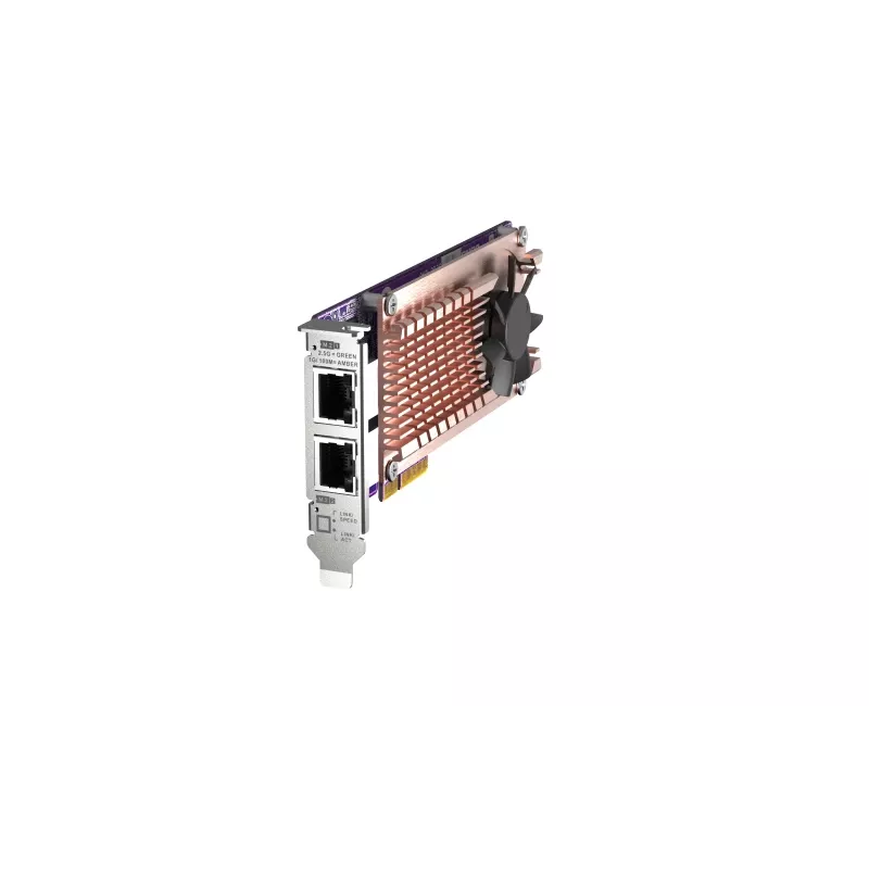 QNAP QM2-2P2G2T PCIe plėtimo adapteris, M.2 NVMe SSD + 2,5GbE
