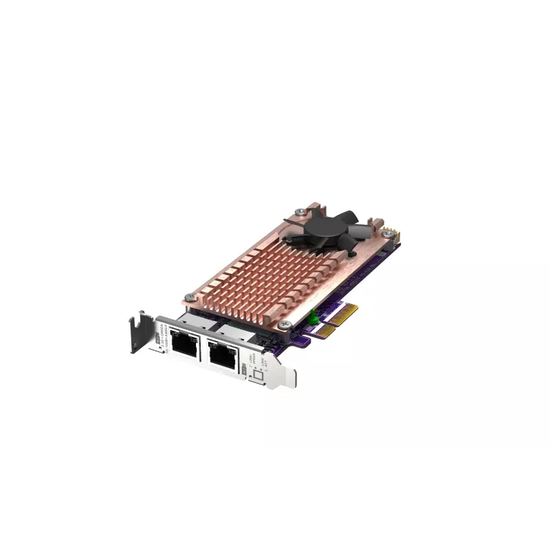 QNAP QM2-2P2G2T PCIe plėtimo adapteris, M.2 NVMe SSD + 2,5GbE