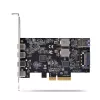 StarTech.com 5 prievadų USB PCIe kortelė, USB 3.2 10Gbps, PCI Express kortelė su 4x USB-C prievadais, 1x USB-A vidiniu prievadu, USB PCIe valdiklio kortelė, Windows/macOS/Linux