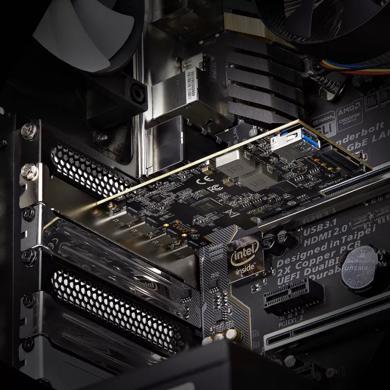StarTech.com 5 prievadų USB PCIe kortelė, USB 3.2 10Gbps, PCI Express kortelė su 4x USB-C prievadais, 1x USB-A vidiniu prievadu, USB PCIe valdiklio kortelė, Windows/macOS/Linux