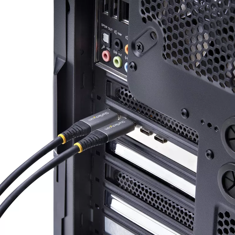 StarTech.com 5 prievadų USB PCIe kortelė, USB 3.2 10Gbps, PCI Express kortelė su 4x USB-C prievadais, 1x USB-A vidiniu prievadu, USB PCIe valdiklio kortelė, Windows/macOS/Linux
