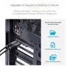 StarTech.com 5 prievadų USB PCIe kortelė, USB 3.2 10Gbps, PCI Express kortelė su 4x USB-C prievadais, 1x USB-A vidiniu prievadu, USB PCIe valdiklio kortelė, Windows/macOS/Linux
