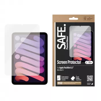 PanzerGlass SAFE. by ® Ekrano apsauga iPad Mini 8,3'' (2021, 2024) | Itin platus prigludimas