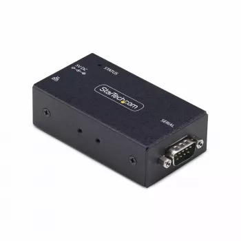 StarTech.com 1 prievado nuoseklioji į Ethernet adapteris, IP nuosekliojo įrenginio serveris nuotoliniams RS232 įrenginiams, montuojamas ant sienos/DIN bėgio, metalinis korpusas, RJ45 LAN į DB9 nuosekliojo keitiklis