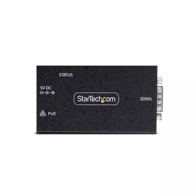 StarTech.com 1 prievado nuosekliojo prievado į Ethernet adapteris su PoE, IP nuosekliojo įrenginio serveris nuotoliniams RS232 įrenginiams, montuojamas ant sienos/DIN bėgio, RJ45 LAN į DB9 keitiklis, TAA