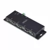 StarTech.com 4 prievadų nuosekliojo prievado į Ethernet adapteris, IP nuosekliųjų įrenginių serveris nuotoliniams RS232 įrenginiams, montuojamas ant sienos/DIN bėgio, metalinis korpusas, RJ45 LAN į DB9 nuoseklųjį keitiklis