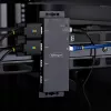 StarTech.com 4 prievadų nuosekliojo prievado į Ethernet adapteris, IP nuosekliųjų įrenginių serveris nuotoliniams RS232 įrenginiams, montuojamas ant sienos/DIN bėgio, metalinis korpusas, RJ45 LAN į DB9 nuoseklųjį keitiklis
