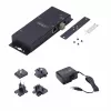 StarTech.com 2 prievadų nuoseklioji į Ethernet adapteris, IP nuosekliojo įrenginio serveris nuotoliniams RS232 įrenginiams, montuojamas ant sienos/DIN bėgio, metalinis korpusas, RJ45 LAN į DB9 nuoseklųjį keitiklį