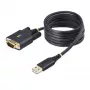 StarTech.com 2m USB į RS232 adapterio laidas, COM išlaikymas, keičiami varžtai/veržlės, USB-A į DB9, FTDI IC, ESD apsauga, Windows/macOS/Linux