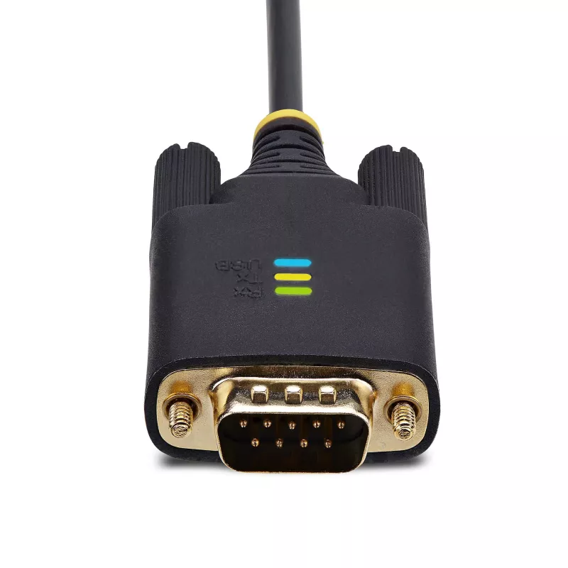 StarTech.com 2m USB į RS232 adapterio laidas, COM išlaikymas, keičiami varžtai/veržlės, USB-A į DB9, FTDI IC, ESD apsauga, Windows/macOS/Linux