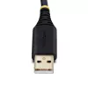 StarTech.com 2m USB į RS232 adapterio laidas, COM išlaikymas, keičiami varžtai/veržlės, USB-A į DB9, FTDI IC, ESD apsauga, Windows/macOS/Linux