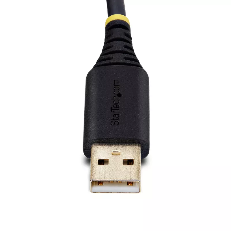 StarTech.com 2m USB į RS232 adapterio laidas, COM išlaikymas, keičiami varžtai/veržlės, USB-A į DB9, FTDI IC, ESD apsauga, Windows/macOS/Linux