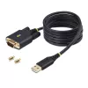 StarTech.com 2m USB į RS232 adapterio laidas, COM išlaikymas, keičiami varžtai/veržlės, USB-A į DB9, FTDI IC, ESD apsauga, Windows/macOS/Linux