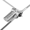 StarTech.com Universal Laptop Cable Lock 6.6ft (2m) – rakinama kabelinė spyna nešiojamam kompiuteriui, suderinama su Noble Wedge®/Nano/K-Slot, serijinė kombinacinė spyna, TAA