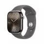 Išmanusis laikrodis Apple Watch Series 10 GPS + Cellular 46mm Natural Titanium Case Stone Grey Sport Band S/M
