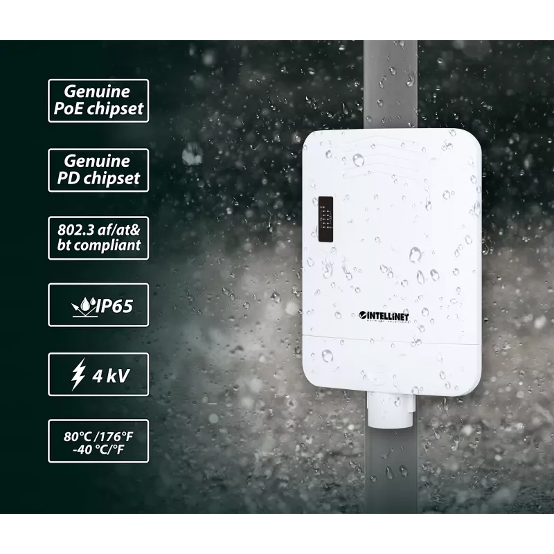Tinklo jungiklis Intellinet 509220 Gigabit Ethernet 5 prievadų PoE