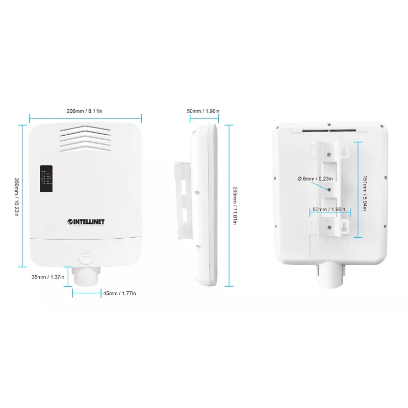 Tinklo jungiklis Intellinet 509220 Gigabit Ethernet 5 prievadų PoE