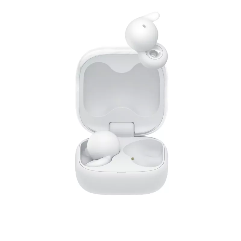 Belaidės ausinės Sony LinkBuds Open WFL910W – atviro tipo, Bluetooth 5.3, 20–20000 Hz, 10 m, baltos