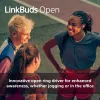 Belaidės ausinės Sony LinkBuds Open WFL910W – atviro tipo, Bluetooth 5.3, 20–20000 Hz, 10 m, baltos
