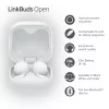 Belaidės ausinės Sony LinkBuds Open WFL910W – atviro tipo, Bluetooth 5.3, 20–20000 Hz, 10 m, baltos